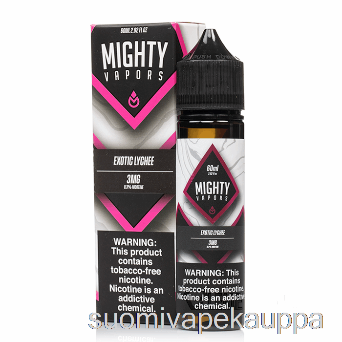 Vape Nesteet Eksoottinen Litsi - Mahtavat Höyryt - 60ml 6mg